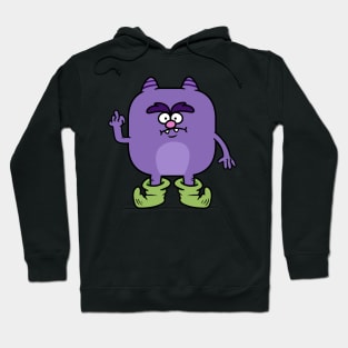 Pissed Off Purple Monster Hoodie